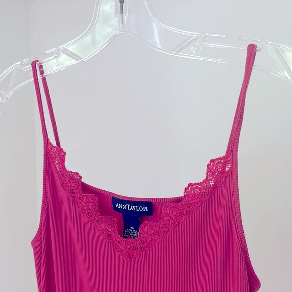 Ann Taylor Size Medium Raspberry Camisole - Picture 6 of 7